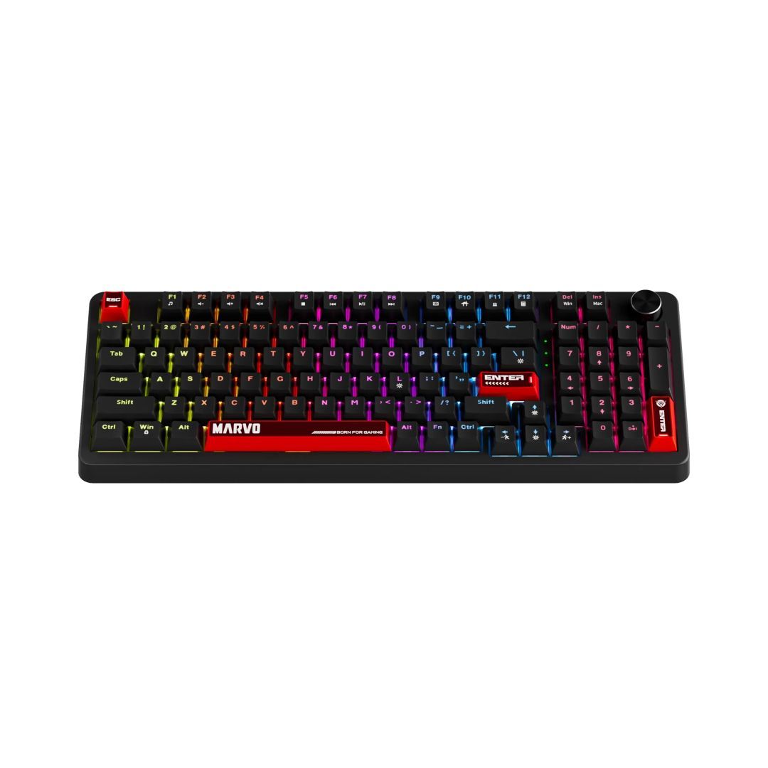 Marvo Arma 98 Mechanical Gaming Keyboard Black US Marvo Arma 98 Mechanical Gaming Keyboard Black US