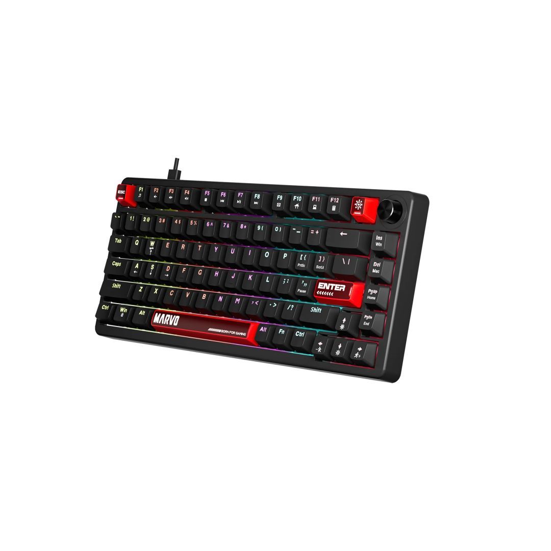 Marvo Arma 82 Mechanical Gaming Keyboard Black US Marvo Arma 82 Mechanical Gaming Keyboard Black US