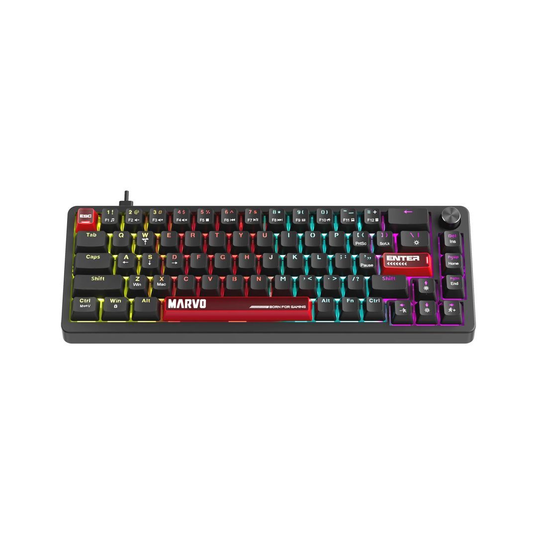 Marvo Arma 67 Mechanical Gaming Keyboard Black US Marvo Arma 67 Mechanical Gaming Keyboard Black US