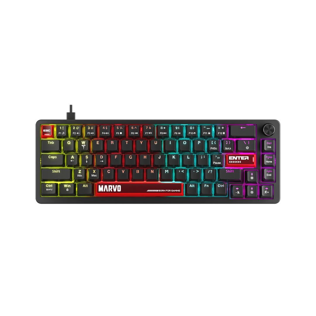 Marvo Arma 67 Mechanical Gaming Keyboard Black US Marvo Arma 67 Mechanical Gaming Keyboard Black US