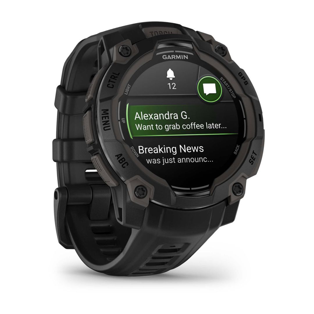 Garmin Instinct 3 45mm Amoled Black with Black Band