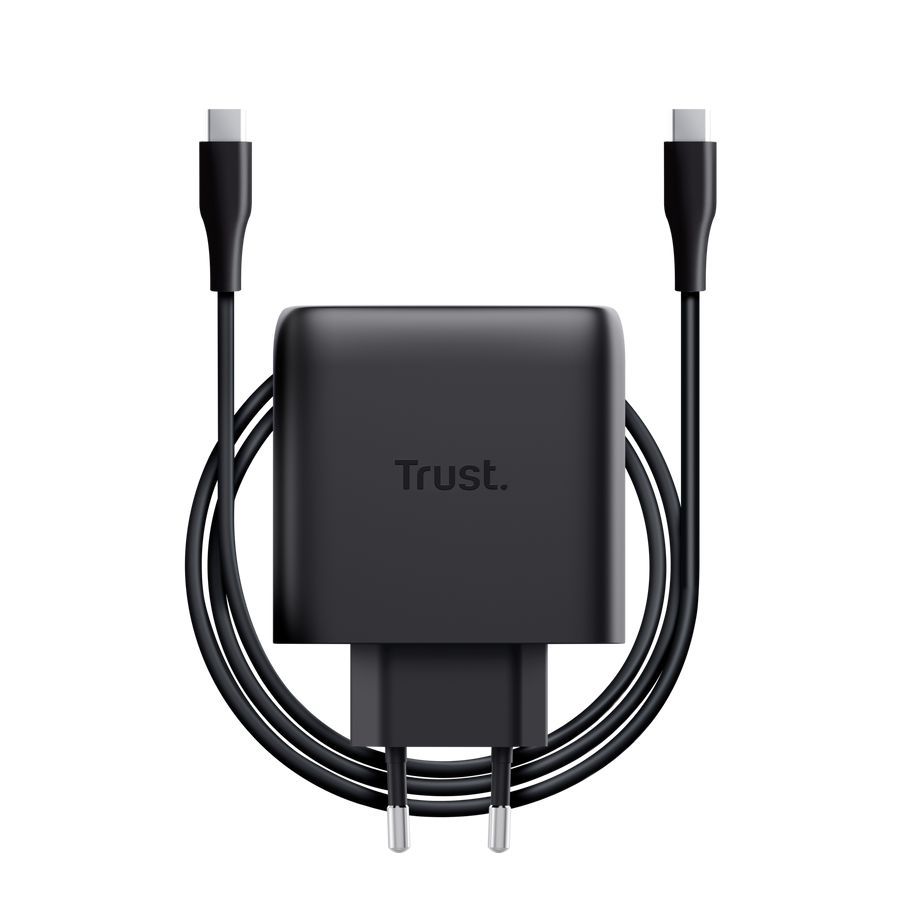 Trust Maxo 65W USB-C GaN Charger Black Trust Maxo 65W USB-C GaN Charger Black
