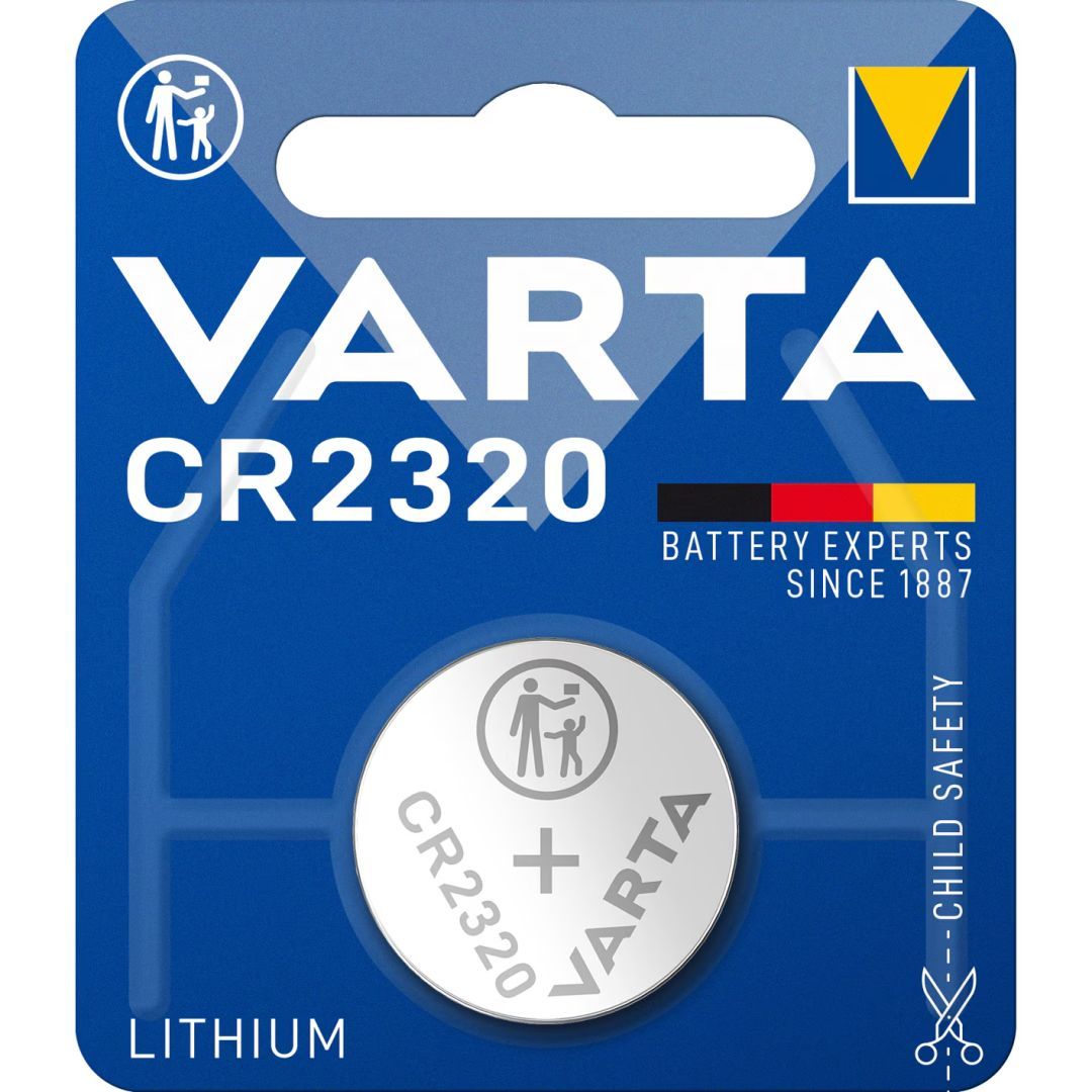 Varta CR2320 Lítium Gombelem 1db/csomag Varta CR2320 Lítium Gombelem 1db/csomag