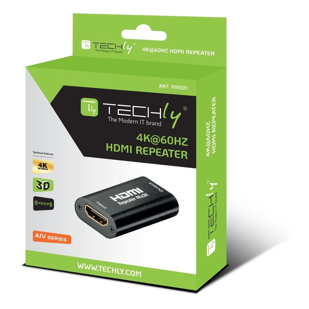 TECHLY IDATA HDMI2-RIP4KT HDMI 2.0 4K Repeater TECHLY IDATA HDMI2-RIP4KT HDMI 2.0 4K Repeater