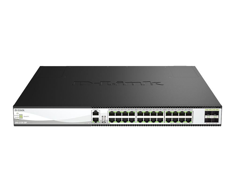 D-Link DXS-3130-28P 10G Layer 3 Stackable Managed Switches D-Link DXS-3130-28P 10G Layer 3 Stackable Managed Switches
