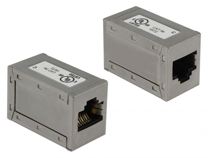 DeLock Adapter RJ45 jack > RJ45 jack Cat.5e STP DeLock Adapter RJ45 jack > RJ45 jack Cat.5e STP