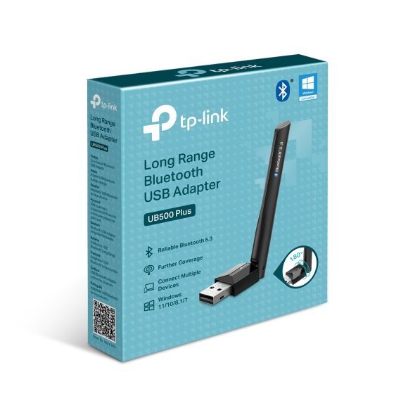 TP-Link UB500 Plus Bluetooth 5.3 USB Adapter Black TP-Link UB500 Plus Bluetooth 5.3 USB Adapter Black