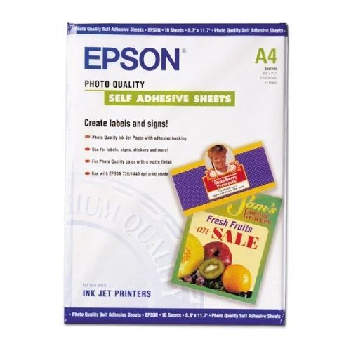 Epson Self-Adhesive Photo Paper 167g A4 10db Öntapadós Fotópapír Epson Self-Adhesive Photo Paper 167g A4 10db Öntapadós Fotópapír
