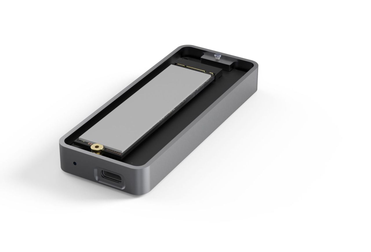 nBase ES-80ANU32G2G NVMe USB3.2 Gen2 20Gbps Aluminium Grey nBase ES-80ANU32G2G NVMe USB3.2 Gen2 20Gbps Aluminium Grey