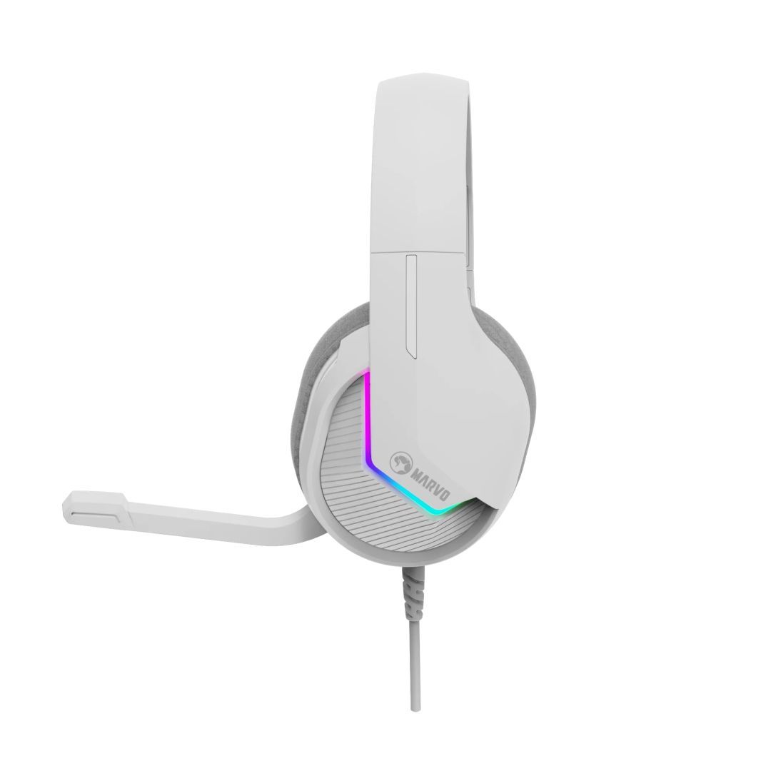 Marvo Tactic 40 Gaming Headset White