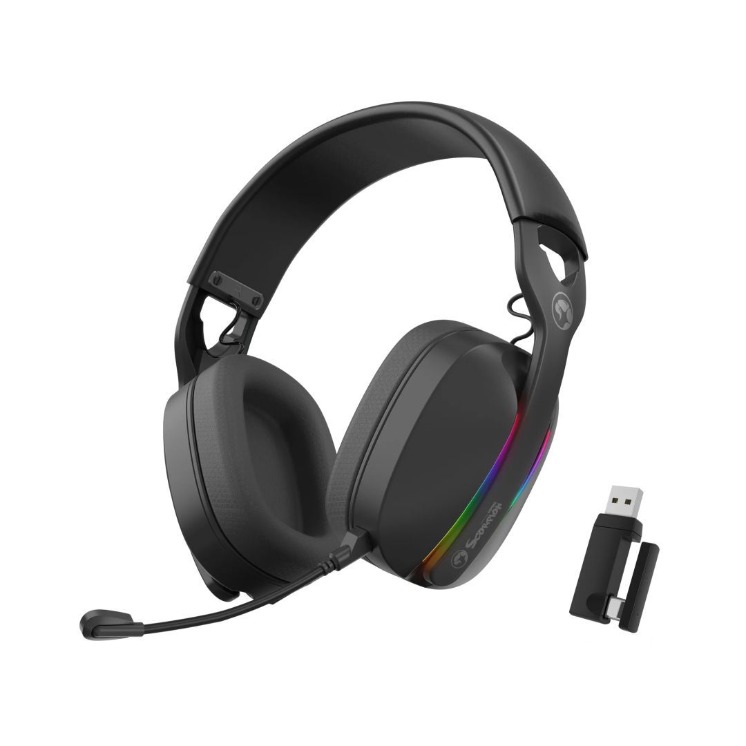 Marvo Pulz 70W Wireless Gaming Headset Black Marvo Pulz 70W Wireless Gaming Headset Black