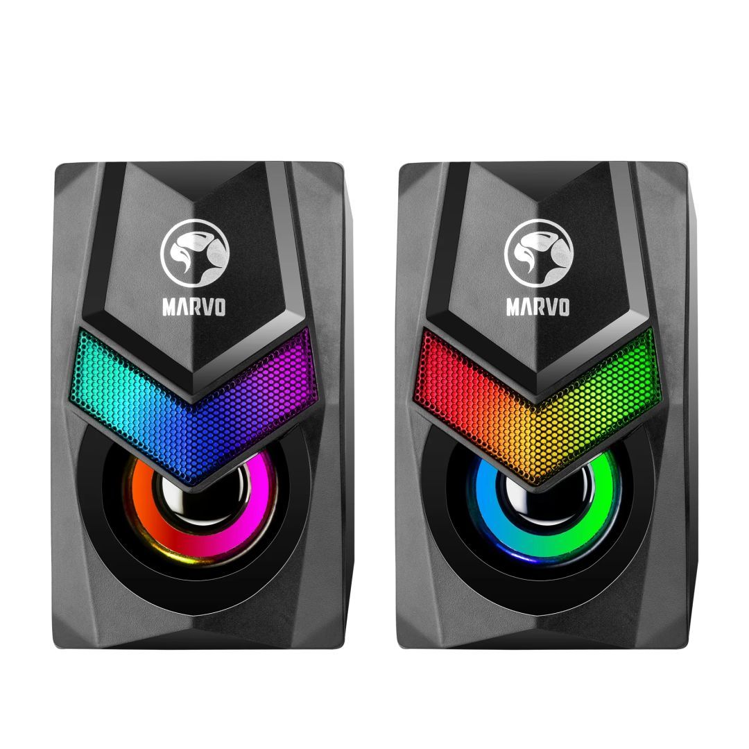 Marvo Havoc 10 2.0 Stereo RGB Gaming Speaker Black Marvo Havoc 10 2.0 Stereo RGB Gaming Speaker Black