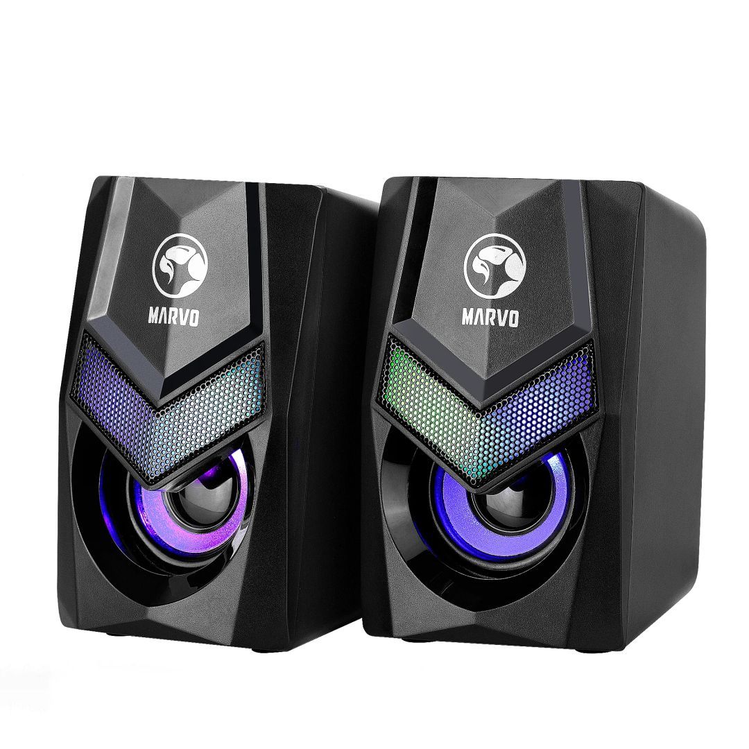 Marvo Havoc 10 2.0 Stereo RGB Gaming Speaker Black Marvo Havoc 10 2.0 Stereo RGB Gaming Speaker Black