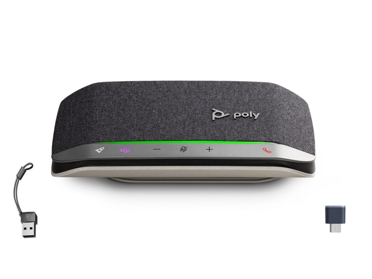 Poly Plantronics Sync 20+M Bluetooth Speaker USB-C/A Adapter Black
