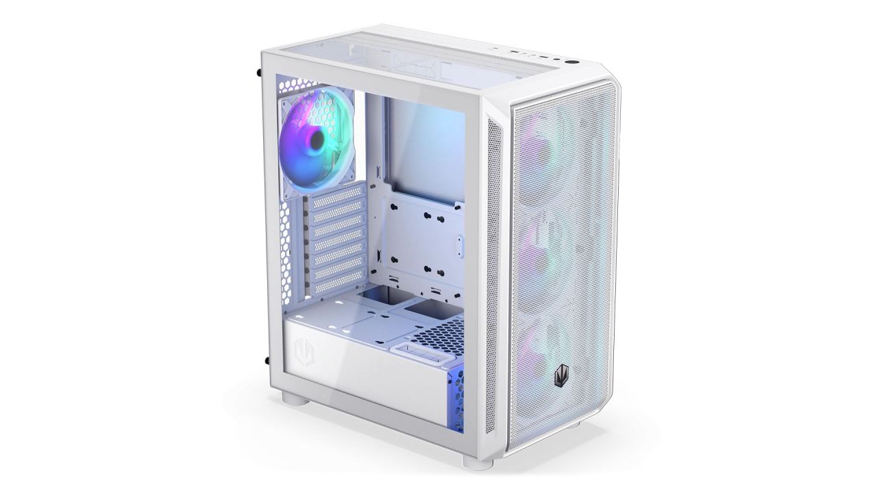 Endorfy Arx 500 ARGB Tempered Glass White