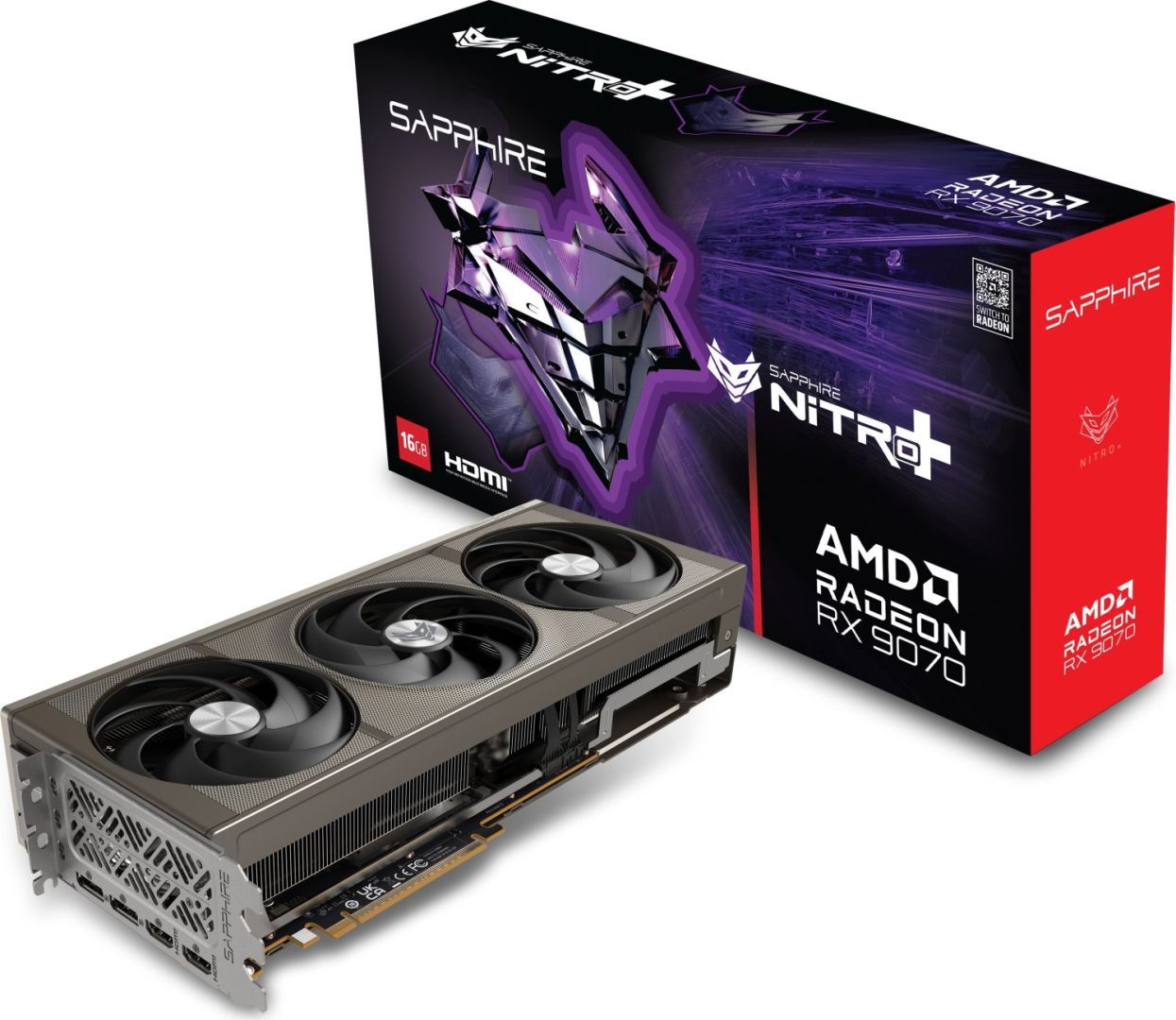 Sapphire Radeon RX9070 16GB DDR6 Nitro+ Gaming OC Sapphire Radeon RX9070 16GB DDR6 Nitro+ Gaming OC