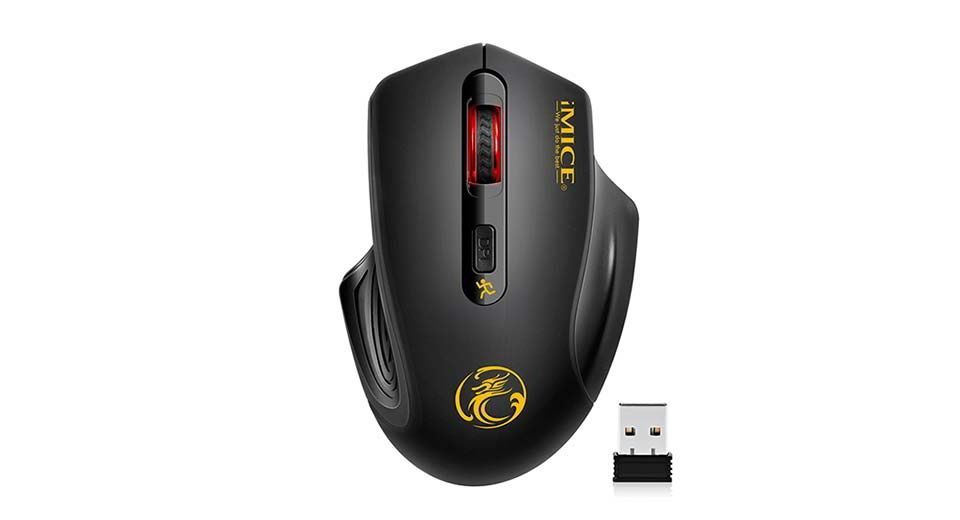 iMICE E-1800 Wireless Mouse Black iMICE E-1800 Wireless Mouse Black