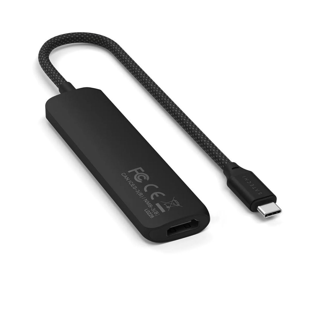 Satechi 4-in-1 USB-C Slim Multiport Adapter 4K Black Satechi 4-in-1 USB-C Slim Multiport Adapter 4K Black
