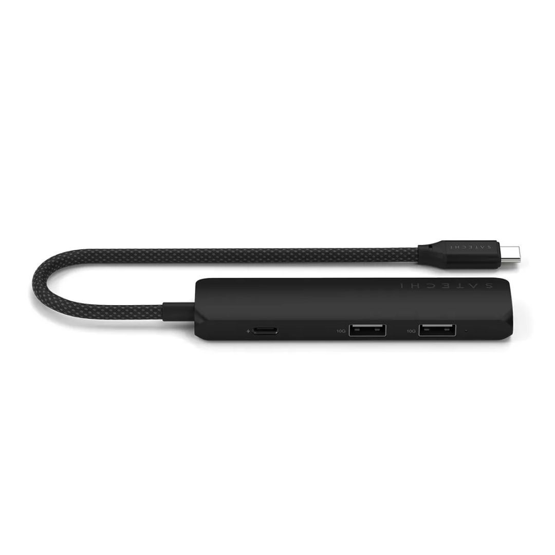 Satechi 4-in-1 USB-C Slim Multiport Adapter 4K Black Satechi 4-in-1 USB-C Slim Multiport Adapter 4K Black