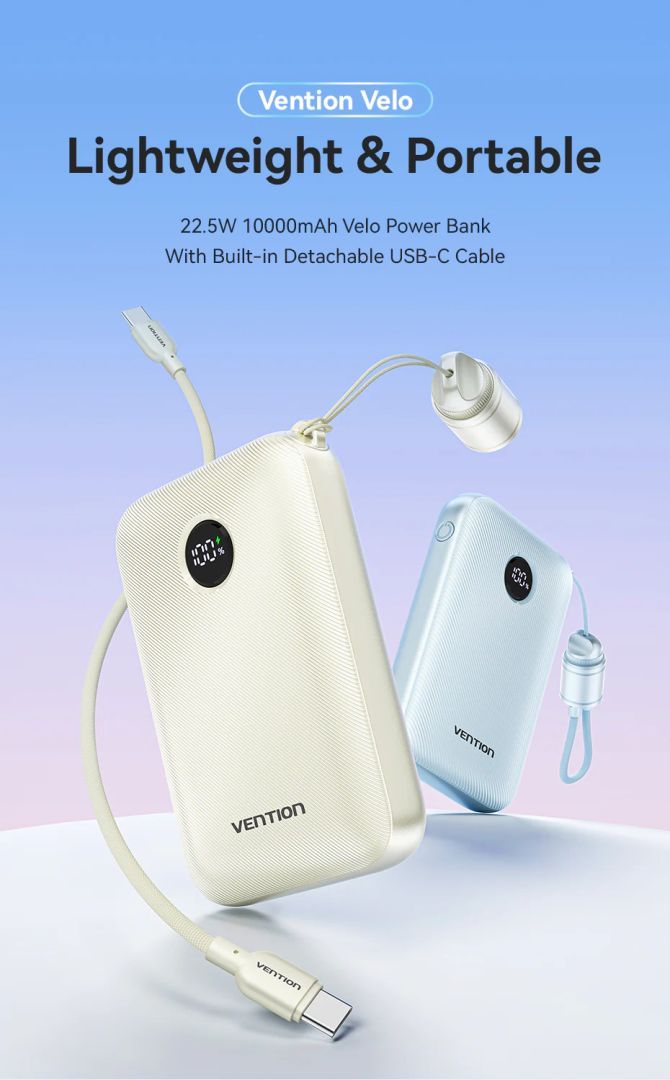 Vention FKAP0-C 10000mah PowerBank Gradient Pink Vention FKAP0-C 10000mah PowerBank Gradient Pink