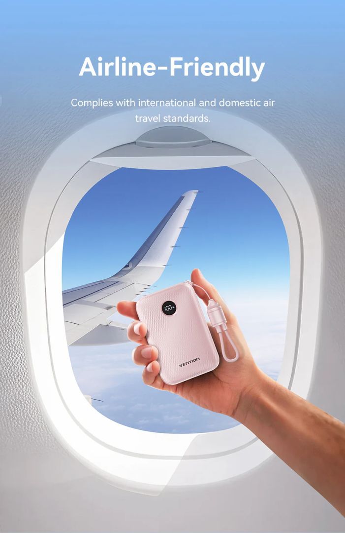 Vention FKAP0-C 10000mah PowerBank Gradient Pink Vention FKAP0-C 10000mah PowerBank Gradient Pink