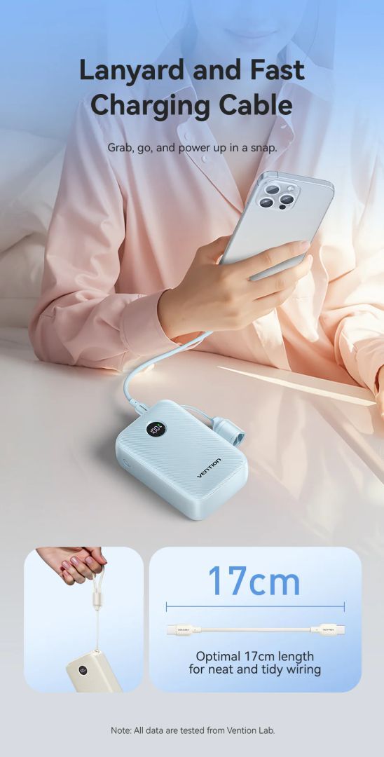 Vention FKBP0-C 20000mah PowerBank Gradient Pink Vention FKBP0-C 20000mah PowerBank Gradient Pink