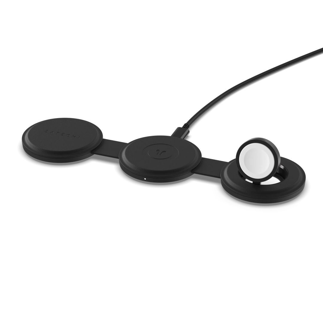 Satechi OntheGo 3-in-1 Wireless Charger Black Satechi OntheGo 3-in-1 Wireless Charger Black