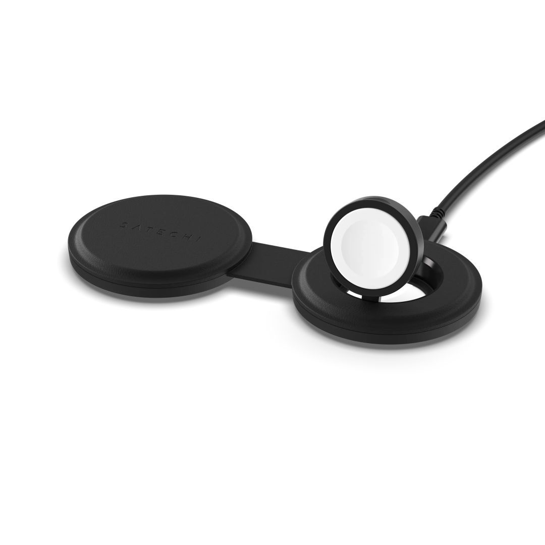 Satechi OntheGo 2-in-1 Wireless Charger Black Satechi OntheGo 2-in-1 Wireless Charger Black