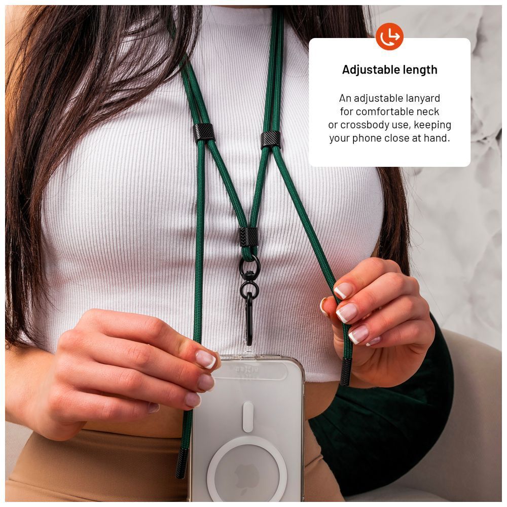 FIXED univerzális zsinór mobiltelefonhoz, zöld FIXED univerzális zsinór mobiltelefonhoz, zöld