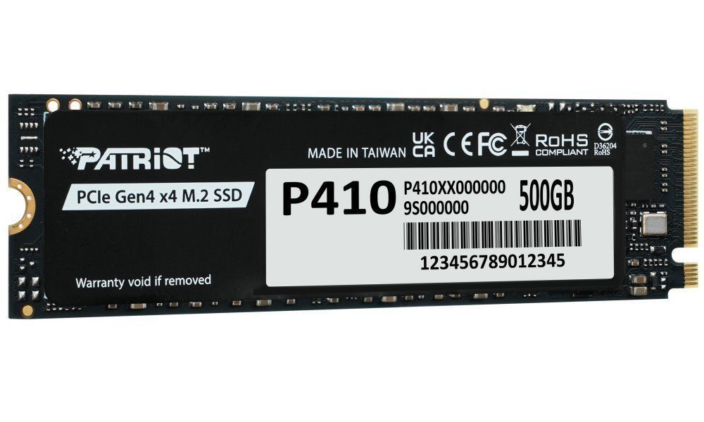 Patriot 500GB M.2 2280 NVMe P410 Black