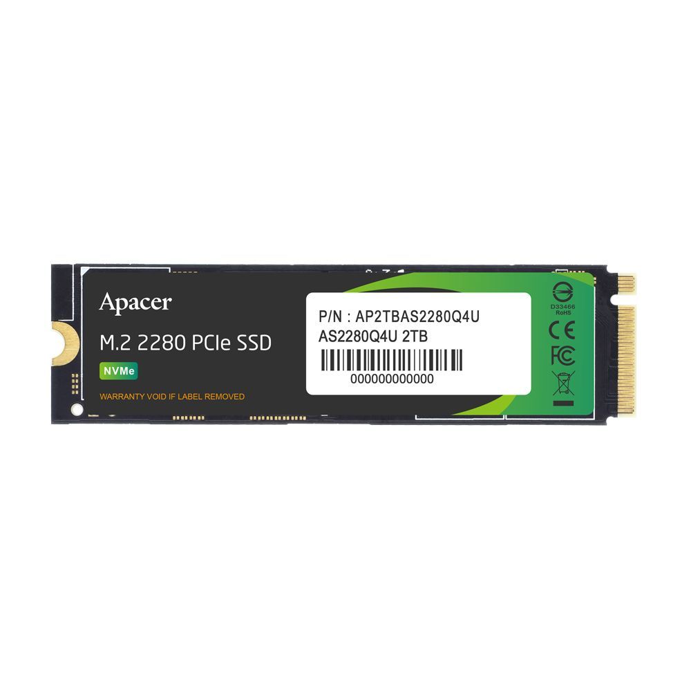 Apacer 2TB M.2 2280 NVMe AS2280Q4U Apacer 2TB M.2 2280 NVMe AS2280Q4U