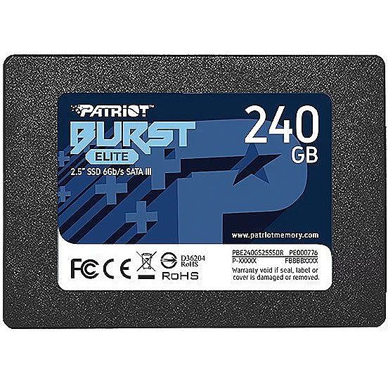 Patriot 240GB 2,5" SATA3 Burst Elite Patriot 240GB 2,5" SATA3 Burst Elite