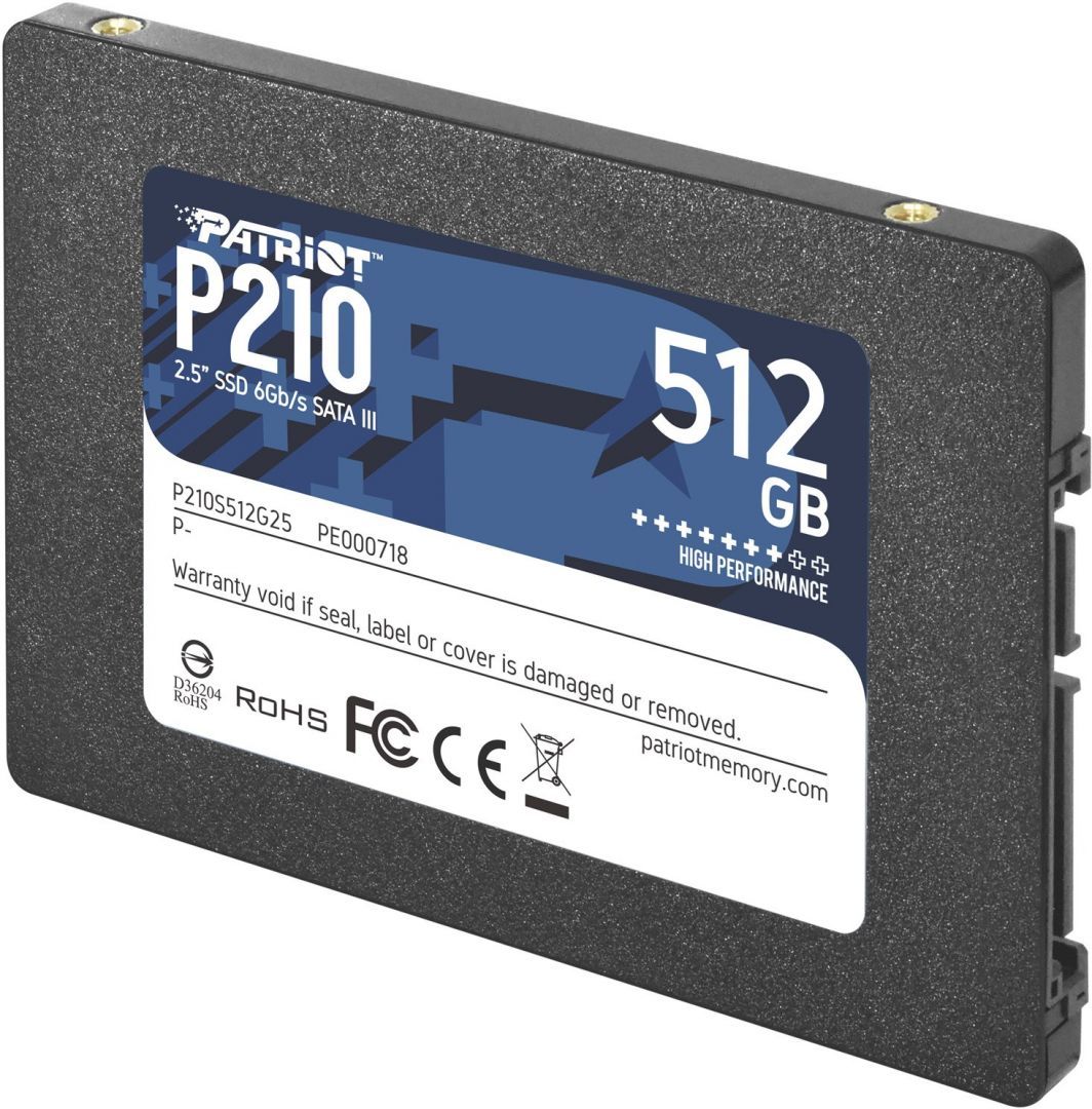Patriot 512GB 2,5" SATA3 P210 Patriot 512GB 2,5" SATA3 P210