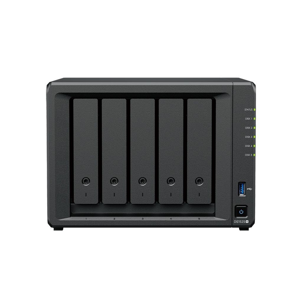 Synology NAS DS1525+ (8GB) (5xHDD + 2xM.2 SSD) Synology NAS DS1525+ (8GB) (5xHDD + 2xM.2 SSD)