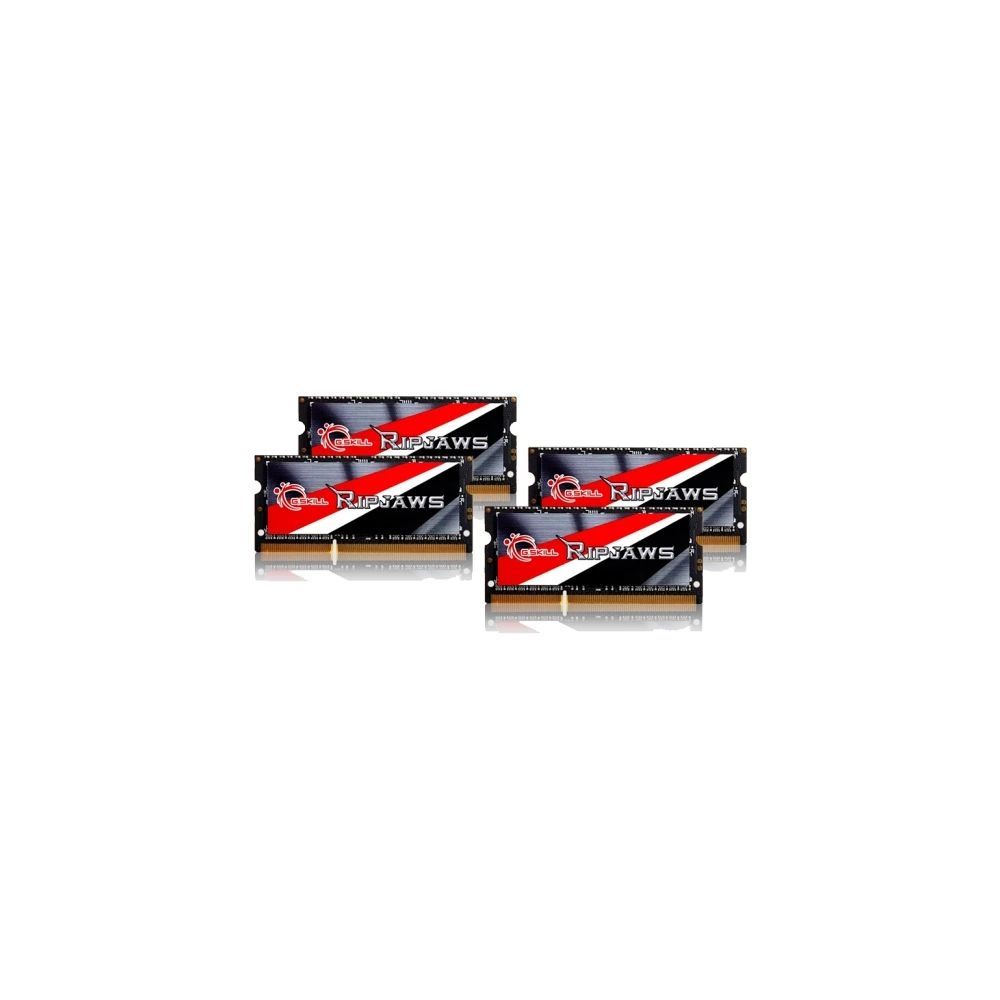 G.SKILL 32GB DDR3L 1600MHz Kit(4x8GB) SODIMM RipJaws G.SKILL 32GB DDR3L 1600MHz Kit(4x8GB) SODIMM RipJaws
