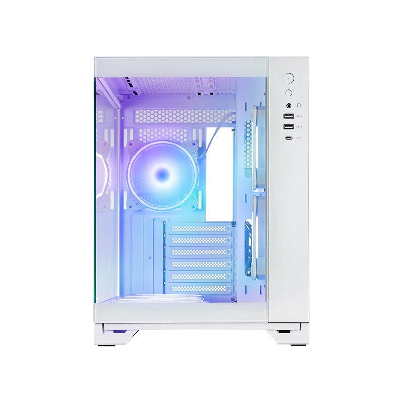 Chieftec Visio Tempered Glass White