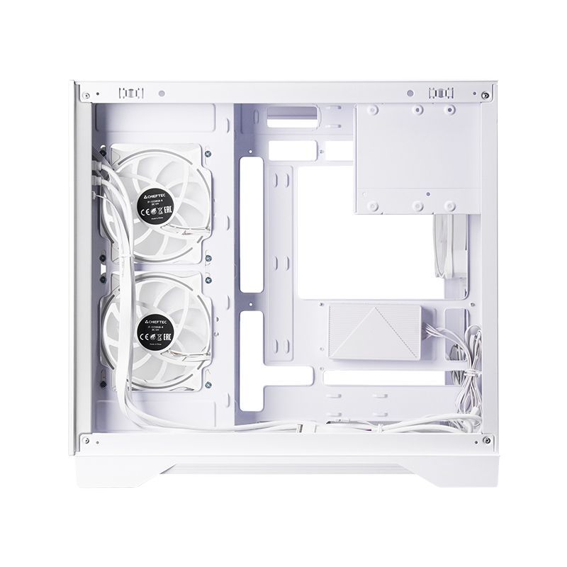 Chieftec Visio Tempered Glass White