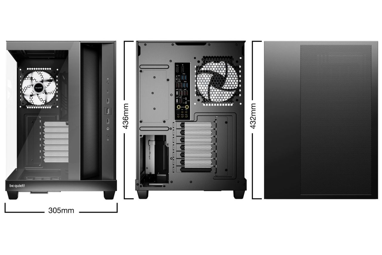 Be quiet! Light Base 500 LX Tempered Glass Black Be quiet! Light Base 500 LX Tempered Glass Black