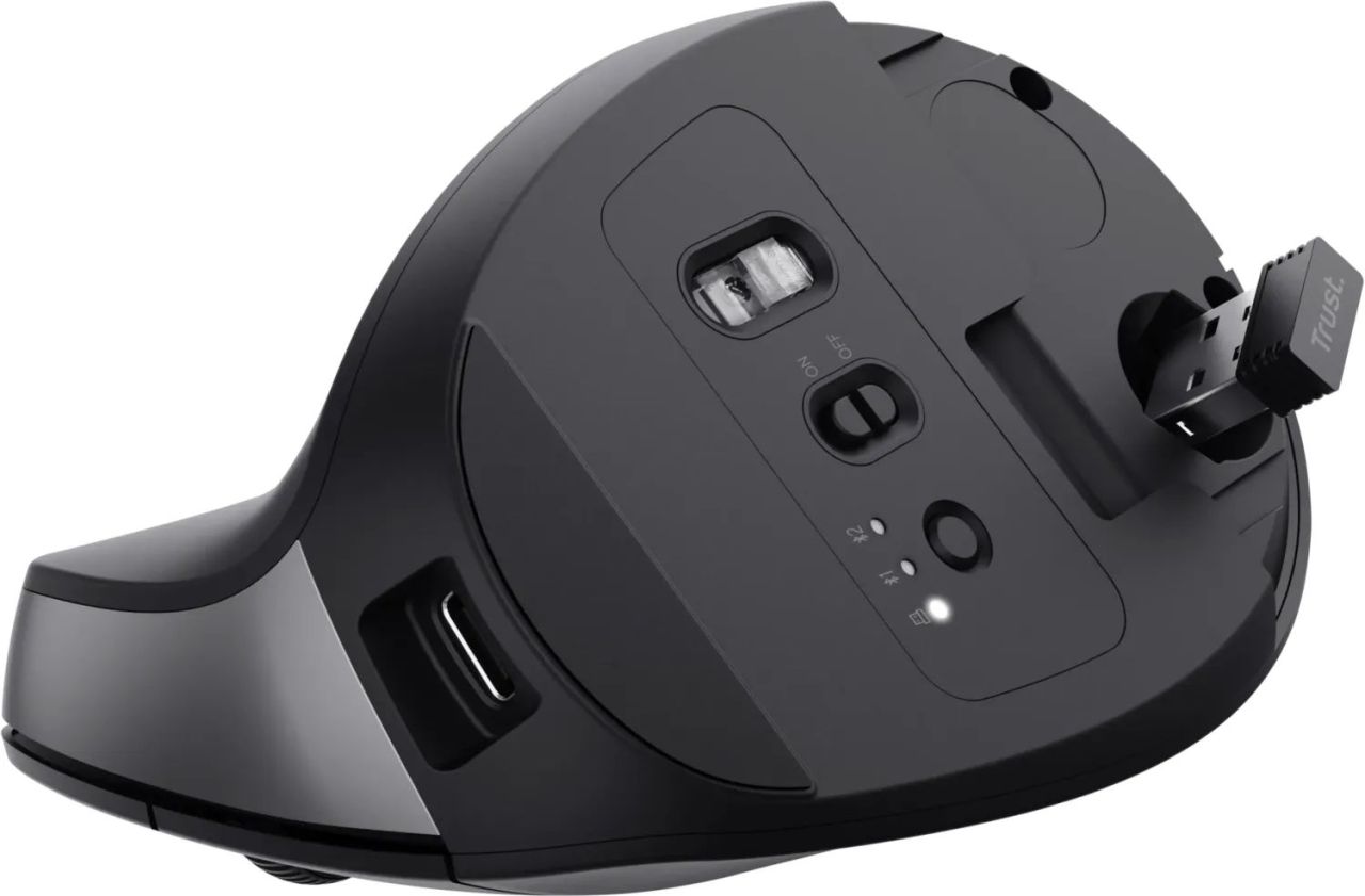 Trust Bayo+ Wireless Ergonomic Mouse Black