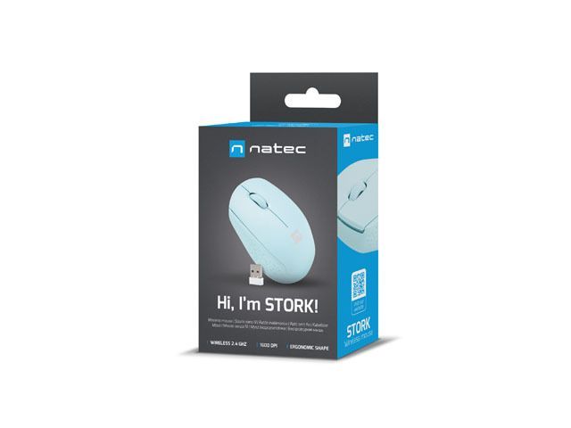 natec Stork Wireless Mouse Blue natec Stork Wireless Mouse Blue