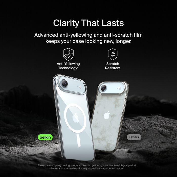 Belkin Clear Series Case for iPhone Air Transparent Belkin Clear Series Case for iPhone Air Transparent