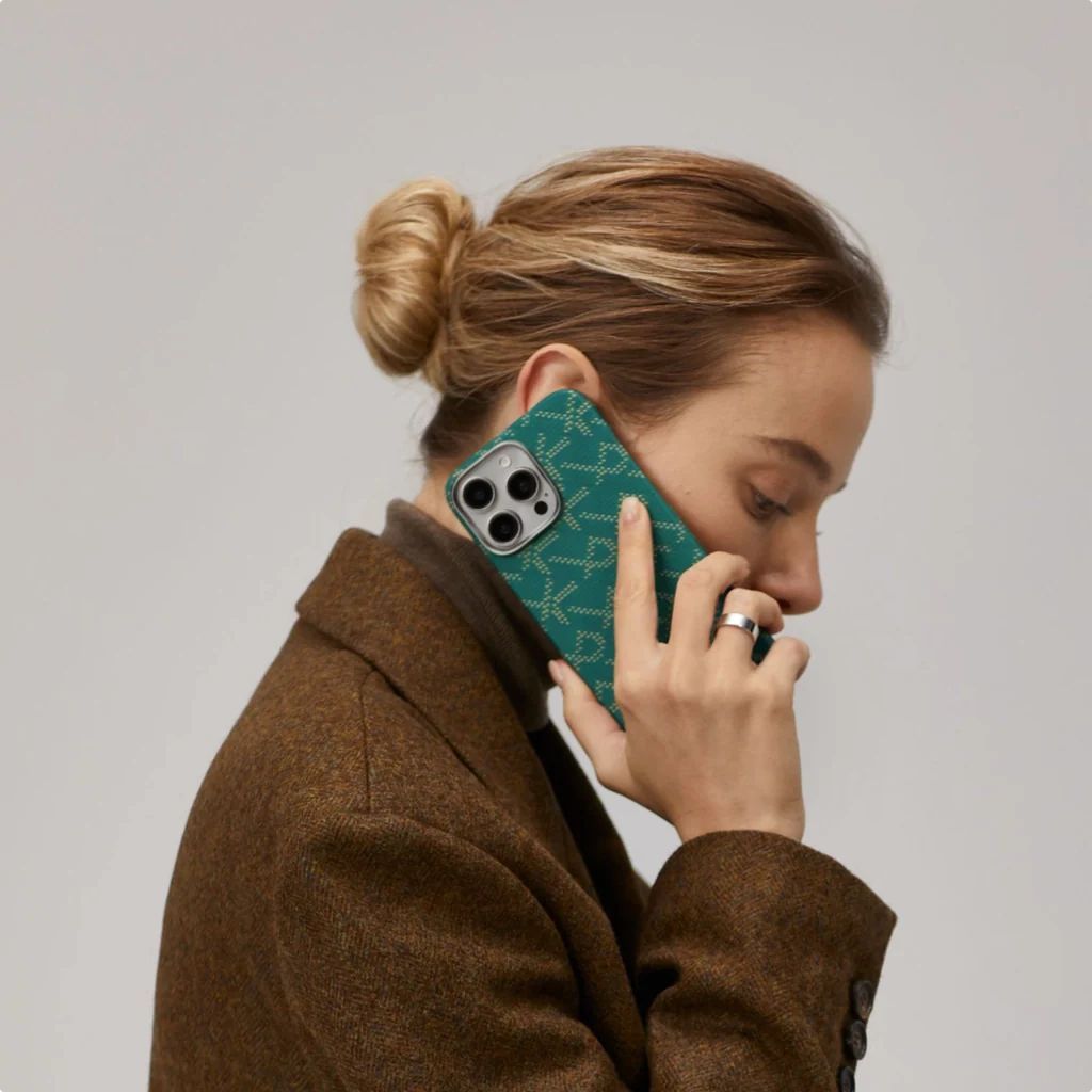 Pitaka Tactile Woven Case PTK iPhone 16 Pro Max Green/Gold Pitaka Tactile Woven Case PTK iPhone 16 Pro Max Green/Gold