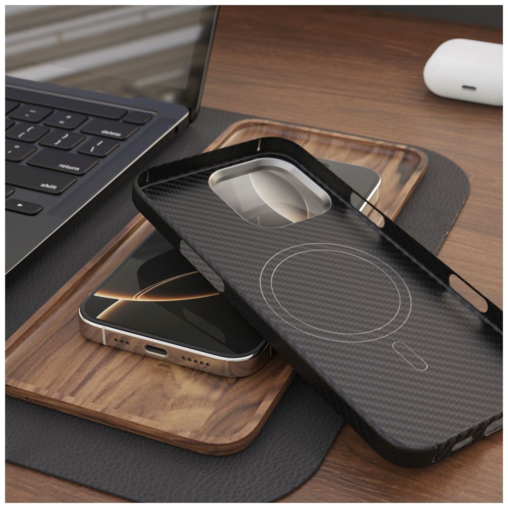 FIXED MagVelar Apple iPhone 16 Pro készülékhez, fekete FIXED MagVelar Apple iPhone 16 Pro készülékhez, fekete