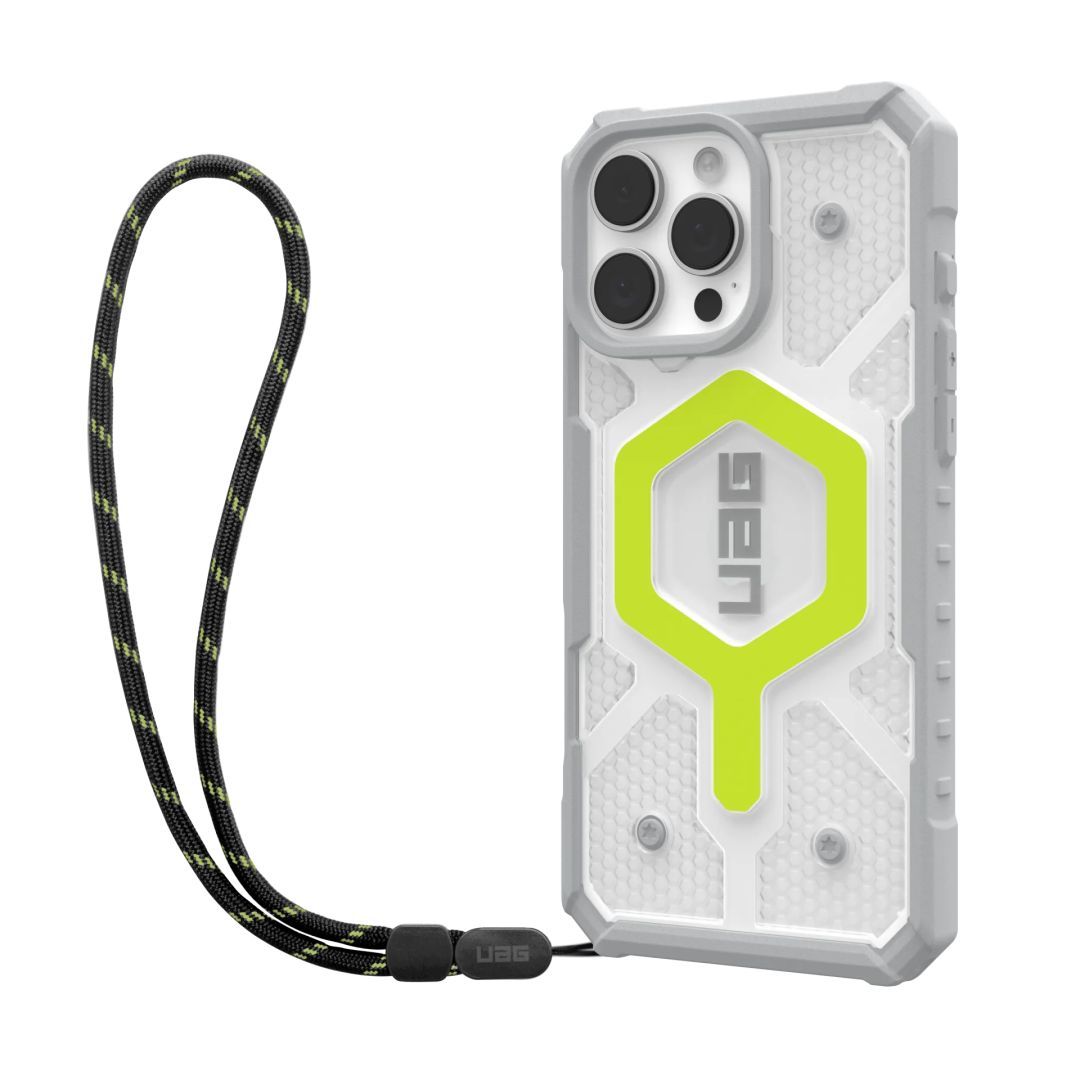 UAG Pathfinder Clear Magsafe iPhone 16 Pro Max Active Neon+Lanyard UAG Pathfinder Clear Magsafe iPhone 16 Pro Max Active Neon+Lanyard