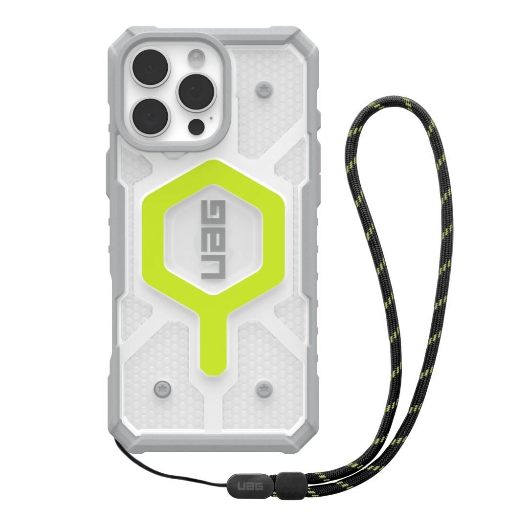 UAG Pathfinder Clear Magsafe iPhone 16 Pro Max Active Neon+Lanyard UAG Pathfinder Clear Magsafe iPhone 16 Pro Max Active Neon+Lanyard