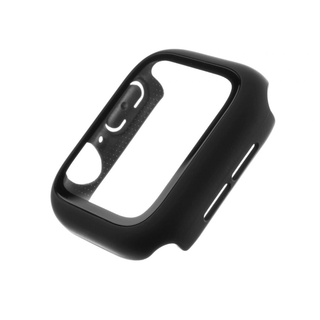FIXED Üvegfólia Apple Watch 44mm-es okosórához Fekete