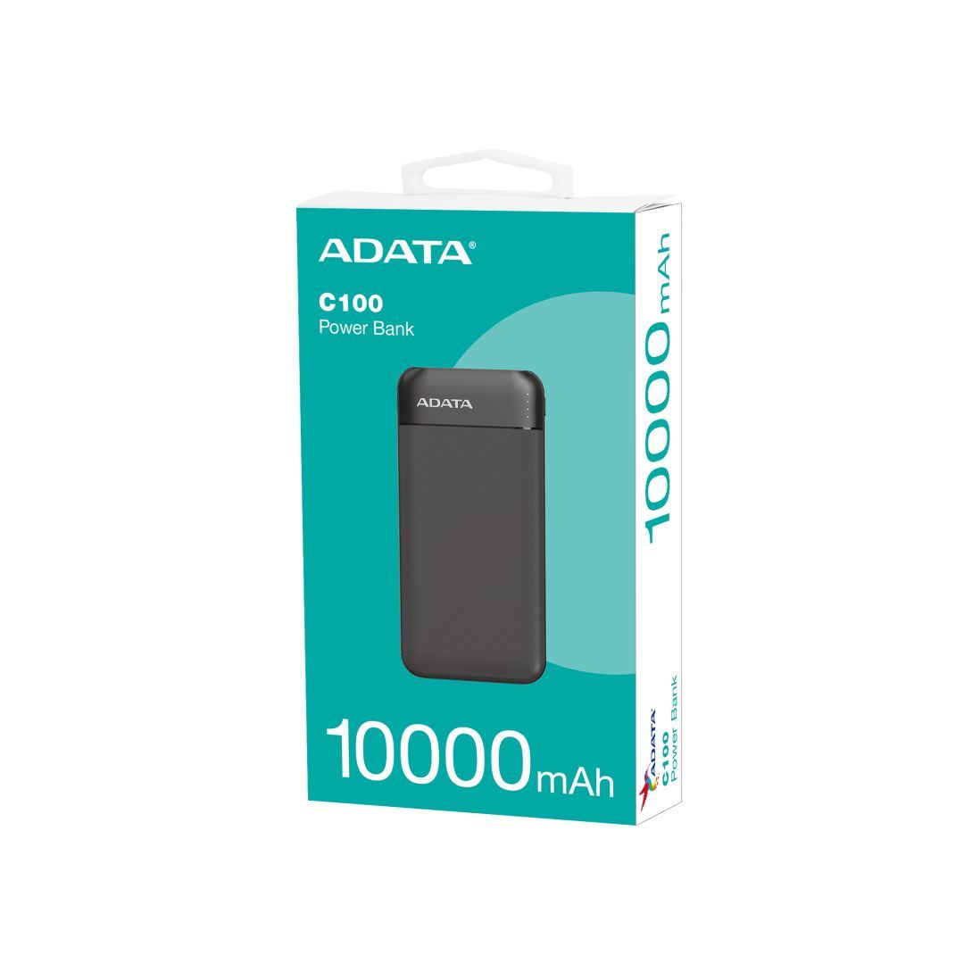 A-Data C100 10000mAh PowerBank Black A-Data C100 10000mAh PowerBank Black