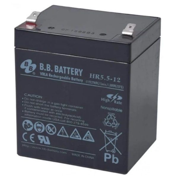 Noname 12V/5.5Ah szünetmentes AGM akkumulátor 1db/csomag Noname 12V/5.5Ah szünetmentes AGM akkumulátor 1db/csomag