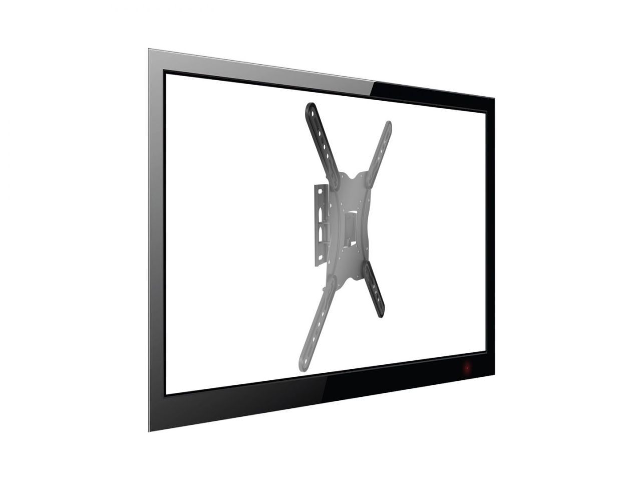 EQuip 23"-55" Articulating TV Wall Mount Bracket Black EQuip 23"-55" Articulating TV Wall Mount Bracket Black