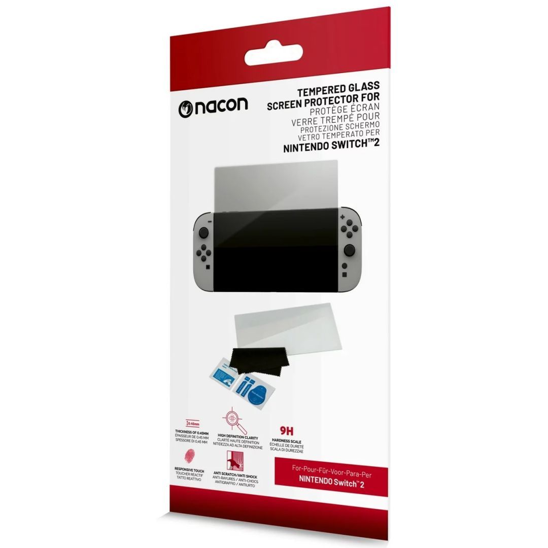 Nacon Tempered Glass Protection for Nintendo Switch 2 Nacon Tempered Glass Protection for Nintendo Switch 2